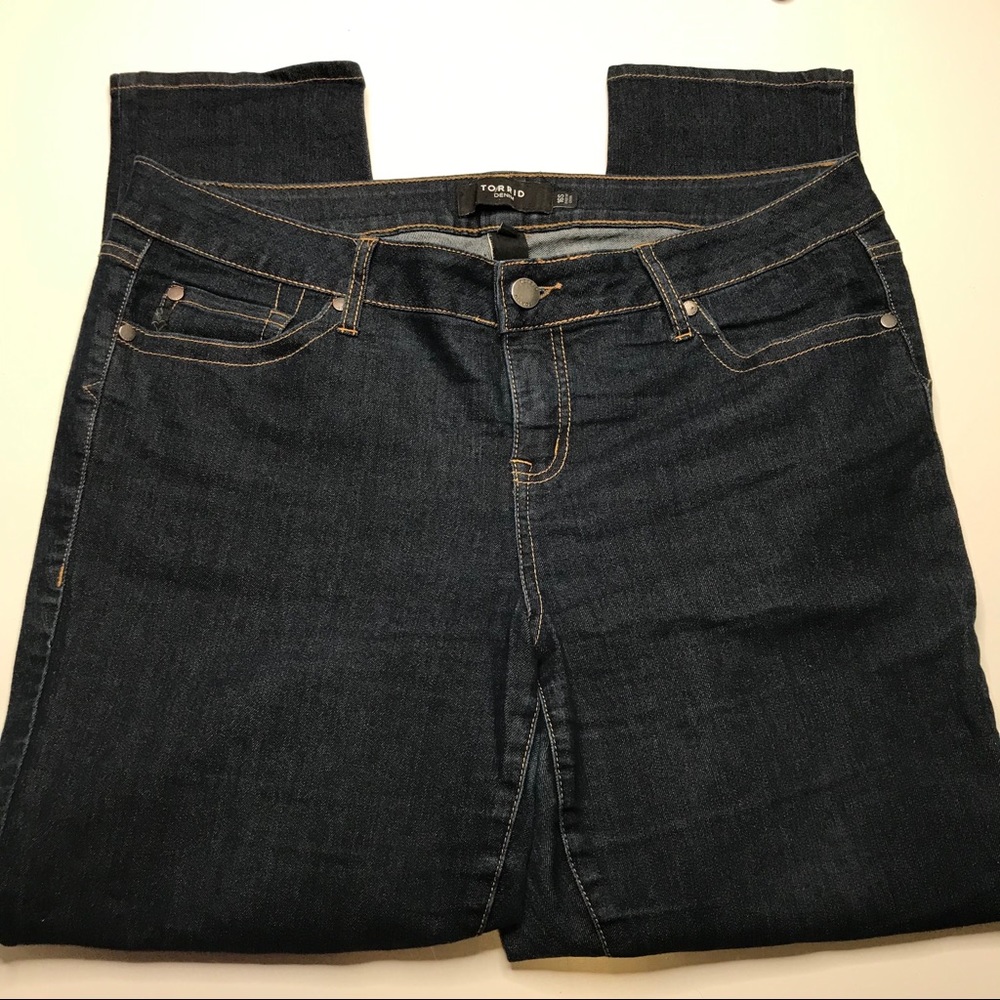 Torrid Dark Wash Skinny Jeans